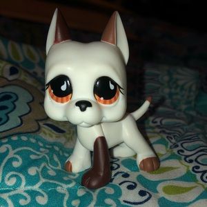 Littlest pet shop dog Great Dane see description